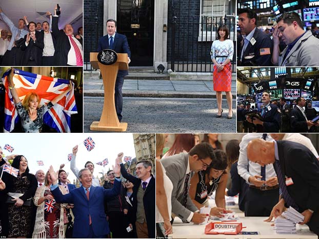 PM David Cameron Mundur setelah Rakyat Inggris Pilih `Brexit` Keluar dari Uni Eropa